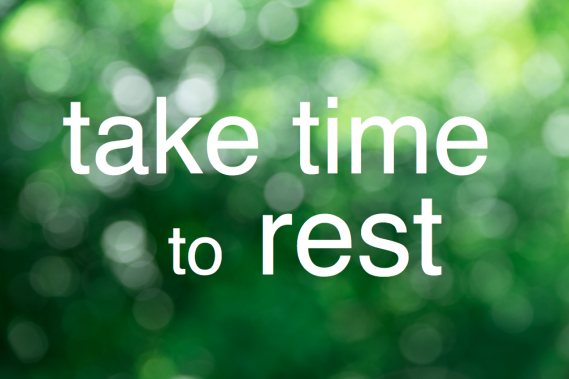 Topic 3 - Take Time to Rest